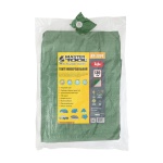 Тент MASTERTOOL 3х4 м двосторонній 130 г/м² хакі/срібло 89-1304 - Зображення 3