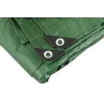 Тент MASTERTOOL 6х8 м двосторонній 130 г/м² хакі/срібло 89-1608 - Зображення 2