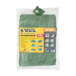 Тент MASTERTOOL 6х10 м двосторонній 130 г/м² хакі/срібло 89-1610 - Зображення 3