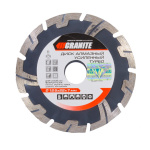 Диск алмазний GRANITE TURBO REINFORCED 125х2,2 мм 22-24% 12200 об/хв 9-03-125