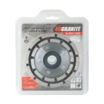 Фреза алмазна торцева для каменю GRANITE DOUBLE LINE 125х22.2 мм 12500 об/хв 9-20-125 - Зображення 2