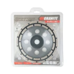 Фреза алмазна торцева для каменю GRANITE DOUBLE LINE 180х22.2 мм 8300 об/хв 9-20-180 - Зображення 2