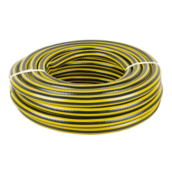 Шланг садовий для поливу MASTERTOOL "PCHELKA" ¾" 15 м чорно-жовтий 92-1065