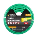 Шланг садовий для поливу MASTERTOOL "TROPIC" ¾" 15 м зелений 92-1076 - Зображення 2