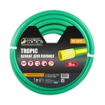 Шланг садовий для поливу MASTERTOOL "TROPIC" ¾" 15 м зелений 92-1076 - Зображення 2