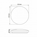 LED світильник настінно-стельовий TITANUM 12W 5000K Зоряне небо - Зображення 3