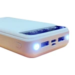 Power Bank 20000 mAh з ліхтариком type-c Білий - Зображення 3