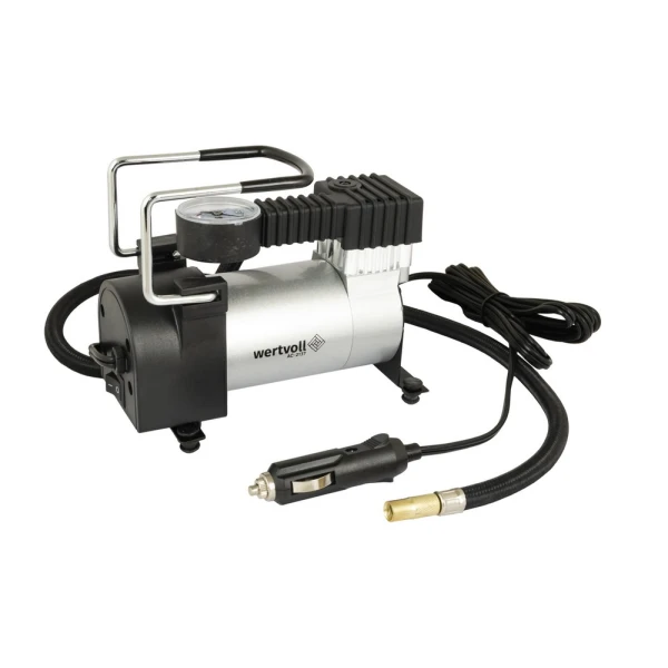 Компресор автомобільний WERTVOLL 12 V 150 PSI 8 A 100 Вт 37 л/хв сумка AC-2137