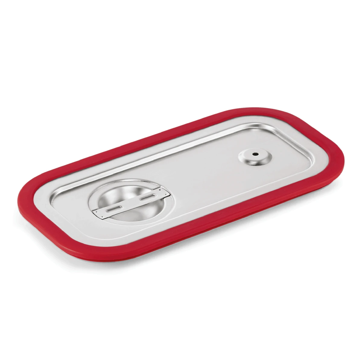ba9194dc77d084f208236c9f4b2ca565.png Кришка н/ж Brillis GN 1/3 з силіконовим ущільнювачем для гастроємностей - Зображення 1