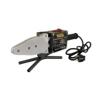 Паяльник для пластикових труб MASTERTOOL 20-63 мм 2 режими 1100-2200 Вт/220 V/50 Hz 0-300°С IP44 LED металевий кейс/аксесуари ППТ2200