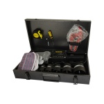 Паяльник для пластикових труб MASTERTOOL 20-63 мм 2 режими 1100-2200 Вт/220 V/50 Hz 0-300°С IP44 LED металевий кейс/аксесуари ППТ2200 - Зображення 5