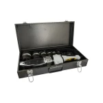 Паяльник для пластикових труб MASTERTOOL 20-63 мм 2450 Вт/220 V/50 Hz 0-300°С IP44 LED-індикація металевий кейс/аксесуари ППТ2450 - Зображення 6