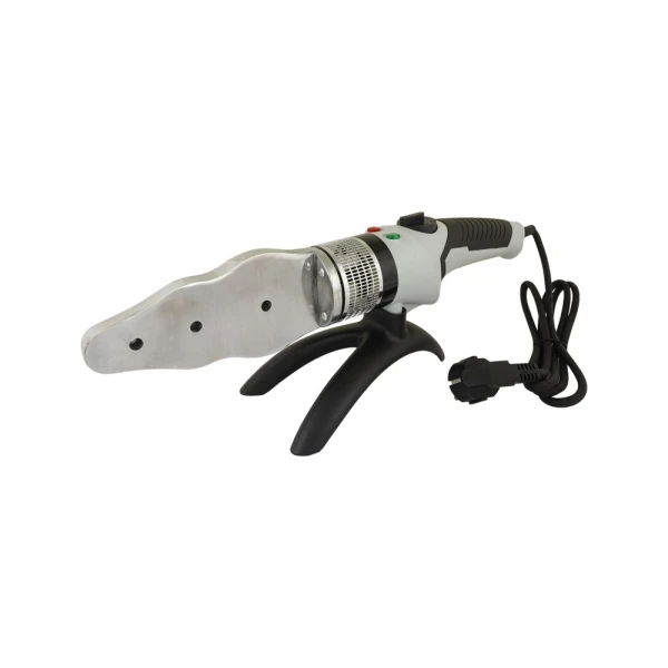 Паяльник для пластикових труб MASTERTOOL 20-63 мм 2450 Вт/220 V/50 Hz 0-300°С IP44 LED-індикація металевий кейс/аксесуари ППТ2450