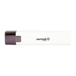 Ліхтар WERTVOLL 3 режими LED Li-ion 1200 mAh/t 7000 K/80 lum powerbank ABS 122х25 мм WHITE RX-8001 - Зображення 3