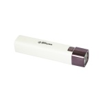 Ліхтар WERTVOLL 3 режими LED Li-ion 1200 mAh/t 7000 K/80 lum powerbank ABS 122х25 мм WHITE RX-8001 - Зображення 4
