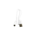 Ліхтар WERTVOLL 3 режими LED Li-ion 1200 mAh/t 7000 K/80 lum powerbank ABS 122х25 мм WHITE RX-8001 - Зображення 7
