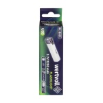 Ліхтар WERTVOLL 3 режими LED Li-ion 1200 mAh/t 7000 K/80 lum powerbank ABS 122х25 мм WHITE RX-8001 - Зображення 8