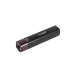 Ліхтар WERTVOLL 3 режими LED Li-ion 1200 mAh/t 7000 K/80 lum powerbank ABS 122х25 мм BLACK RX-8002