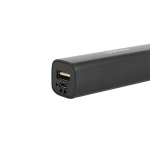 Ліхтар WERTVOLL 3 режими LED Li-ion 1200 mAh/t 7000 K/80 lum powerbank ABS 122х25 мм BLACK RX-8002 - Зображення 6