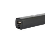 Ліхтар WERTVOLL 3 режими LED Li-ion 1200 mAh/t 7000 K/80 lum powerbank ABS 122х25 мм BLACK RX-8002 - Зображення 6