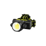 Ліхтар налобний двосторонній WERTVOLL 4 режими СREE LED/COB LED IP44 Li-ion 1200 mAh/t 8000 K/130 lum ABS 75х79х38 мм RX-8012