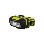Ліхтар налобний WERTVOLL 7 режимів СREE LED/2xSMD LED/2xRED LED IP44 Li-pol 1200 mAh/t 7000 K/130 lum ABS 57х34х32мм RX-8014