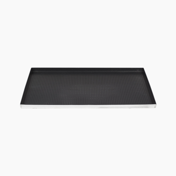 Деко перфорований по квадрату, 4 борти, товщ. 2 мм 800х1000х20
