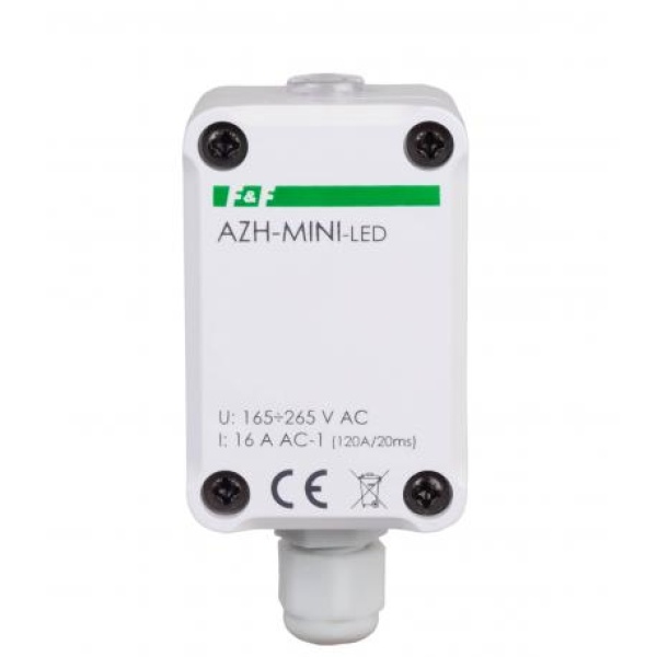 Сутінкове реле F&F AZH-MINI-LED, 16 A