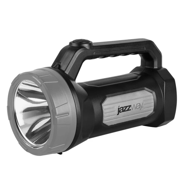 Ліхтар-прожектор світлодіодний акумуляторний JAZZway AccuF7-L1W/L16 - bk чорний