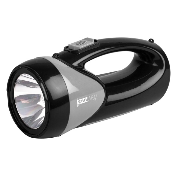 Ліхтар-світильник світлодіодний з акумулятором 2в1  JAZZway AccuF8-L1W/L12-bk чорний