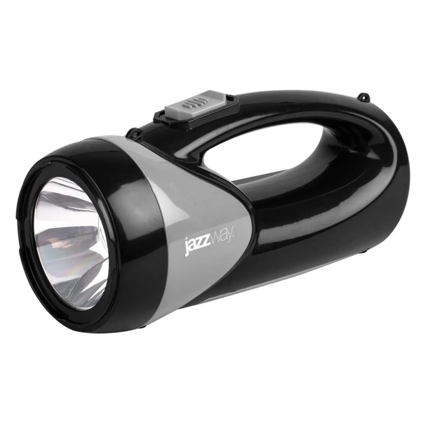 Ліхтар-світильник світлодіодний з акумулятором 2в1  JAZZway AccuF8-L1W/L12-bk чорний