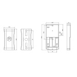 Кодовий електронний замок RZ EL01, з RFID браслетом - Зображення 3