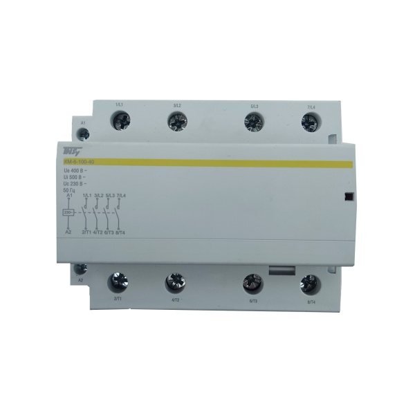 Контактор модульний КМ-6-100-40 100А 230AC 4NO 4р 6мод. TNSy