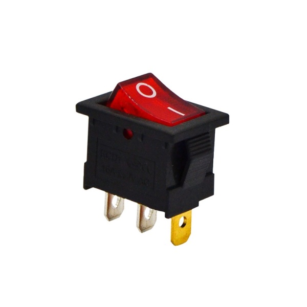 Перемикач клавішний рокерний RZ KCD1-A301N