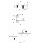 Петля бічна промислова RZ 3034-431 - Зображення 2