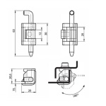 Петля кутова RZ 3006-210-S1 - Зображення 3