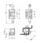 Петля кутова RZ 3006-210-S1 - Зображення 3