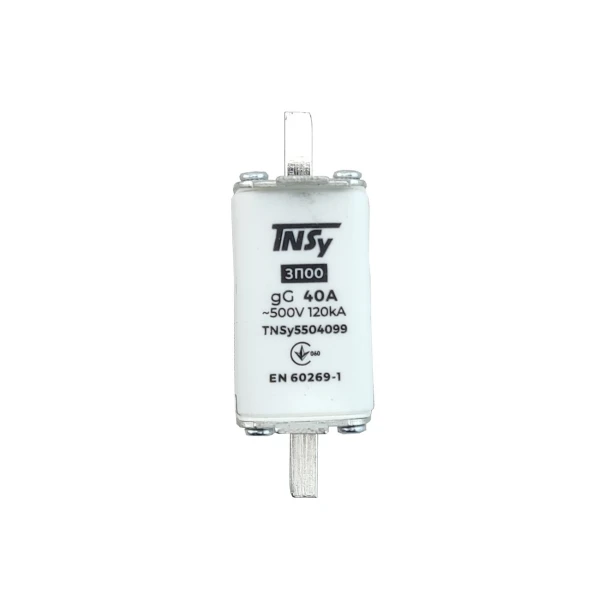 Плавкий запобіжник (вставка) ЗП00 габарит 00 40А TNSy