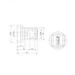 Упор для круглої тяги RZ 207A.32 - Зображення 2