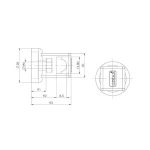 Упор для круглих тяг RZ 207A.38 - Зображення 2