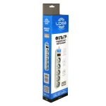 Мережевий фільтр-подовжувач 4,5 м із заземленням та вимикачем, LOGA - Зображення 2