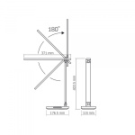 LED лампа настiльна з бездротовою зарядкою VIDEX VL-TF17B 18W 1800-6500K - Зображення 13