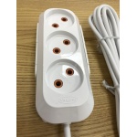 Подовжувач 3 м  на 3 розетки 2200ВТ 220В 10А SVITTEX - Зображення 4