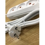 Подовжувач 3 м  на 3 розетки 2200ВТ 220В 10А SVITTEX - Зображення 5
