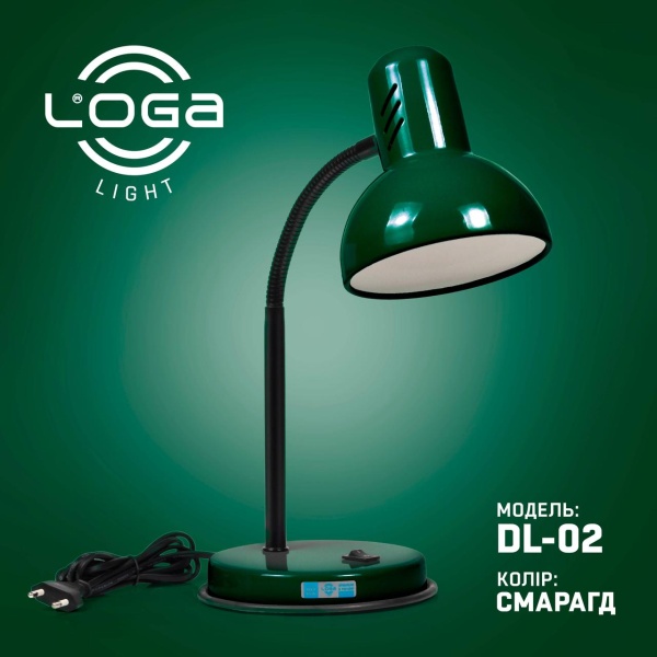 Лампа настільна "Смарагд" (ТМ LOGA ® Light)