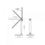LED лампа настiльна з акумулятором VIDEX VL-TF16W 5W 1800-5000K - Зображення 12