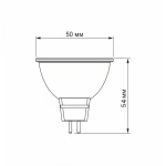 LED лампа VIDEX MR16еD 6W GU10 4100K дімерна - Зображення 3