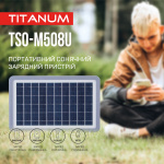 Портативний зарядний пристрій сонячна панель TITANUM TSO-M508U 8W - Зображення 8