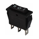 KCD3-103 B/B 220V Перемикач 1 клав. перекидний чорний TNSy