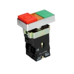 Кнопка XB2-BW8465 1NO+1NC "I-0" подвійна з підсвічуванням TNSy